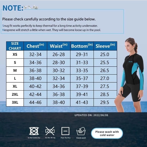 OM GEAR Women's Full Body Rash Guard One-Piece Swimsuit Size 3XL - Picture 8 of 8